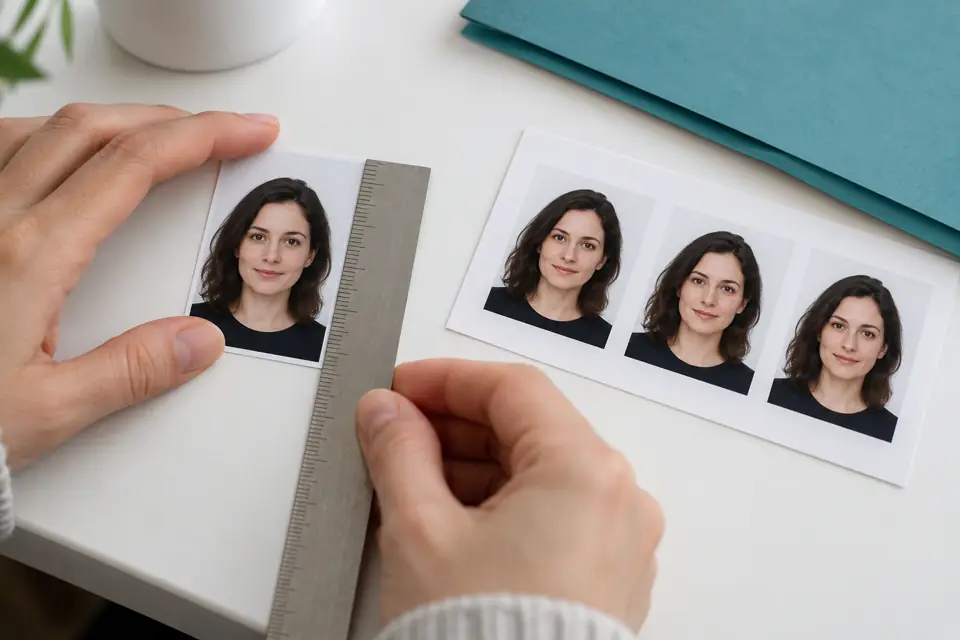 Проверка размера распечатанной фотографии